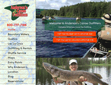 Tablet Screenshot of anderson-outfitters.com